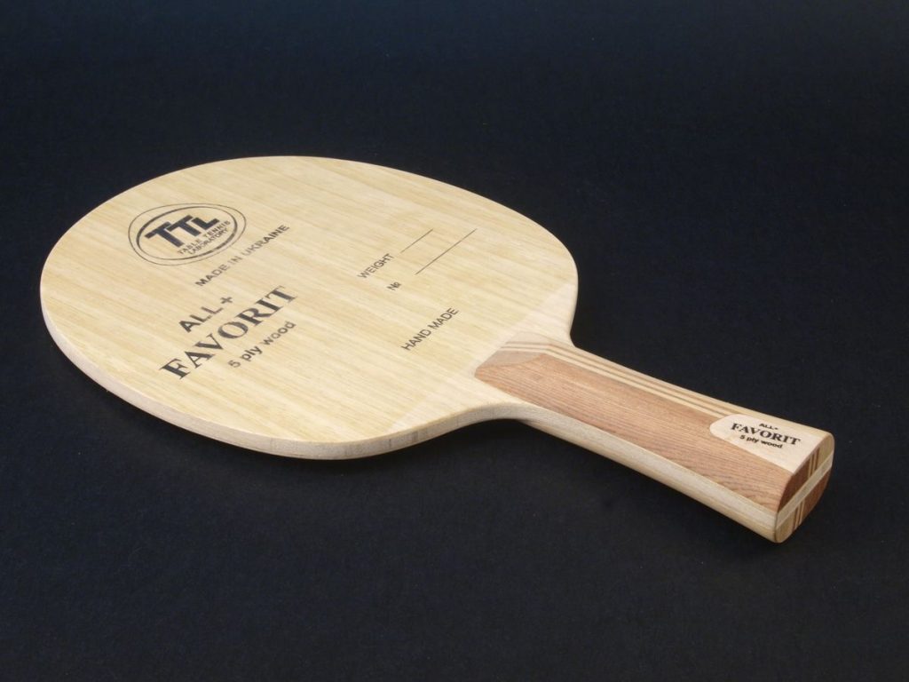 Favorite Custom Table Tennis Paddles